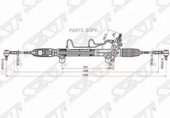 ����� ������� Toyota Hilux Pick Up 04-15 / Fortuner 04-15 (����� ����) SAT ST-44200-0K040 ST442000K040 ����