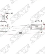 ������� ���������� Mitsubishi L200 07- / Pajero 99-06 (������) SAT ST-4422A010, ������ ST4422A010 ����