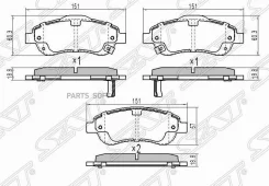 ������� ��������� (�������) Honda CR-V 06-18 SAT ST-45022-SWW-G01, �������� ST45022SWWG01 ����