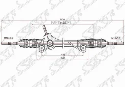����� ������� Toyota Highlander 07-20 / Kluger V 07-13 (����� ����) SAT ST-45510-48010 ST4551048010 ����