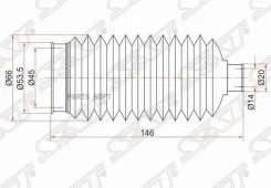 ������� ������� ����� Toyota Corolla (E100, E110) 91-02 / Corolla Ceres 92-99 SAT ST-45535-12060 ST4553512060 ����