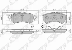 ������� ��������� (�������) Mitsubishi eK Wagon 01-06 / Minica 98-11 SAT ST-4605A272, �������� ST4605A272 ����