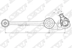 ����� �������� Daihatsu Sirion 98-04 / Storia 98-04 (�����/ �������/ ������) SAT ST-48068-97401, ������ �������� ST4806897401 ����