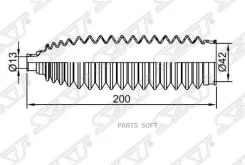 ������� ������� ����� Audi A3 96-19 / Q3 11-19 SAT ST-48204-4M525 ST482044M525 ����