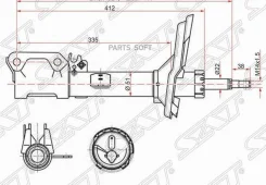 ������ ������ Toyota Harrier (XU30) 03-13 / Highlander 00-07 (�����) SAT ST-48540-49165, ����� ST4854049165 ����