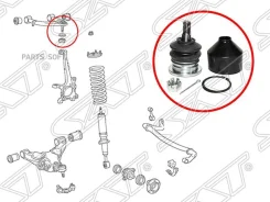 ������� ����� Toyota Land Cruiser (J100, J200) 98-21 / Land Cruiser Prado 02-20 SAT ST-48610-60060-BJ ST4861060060BJ ����