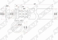 ������������ �������� Toyota Vitz 99-05 / Geely MK Cross 11-16 SAT ST-48750-52010 ST4875052010 ����