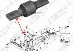 ����������� Honda Civic 87-95 / Civic Ferio 91-95 (���) SAT ST-52393-SR3-004 ST52393SR3004 ����