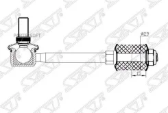 ���� ������������� Nissan Patrol 97-10 / Toyota Hiace 04-20 (�������/ ������=�����) SAT ST-54618-VC300, �����/������ �������� ST54618VC300 ����