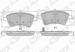 ������� ��������� (�������) Suzuki SX4 06-16 SAT ST-55810-79J00, �������� ST5581079J00 ����