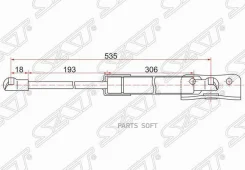 ����������� ������ ��������� Mitsubishi Outlander 12-22 (�����) SAT ST-5802A375, ����� ST5802A375 ����
