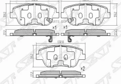 ������� ��������� (�������) Hyundai Sonata 09-19 / Kia Optima 10-16 SAT ST-58101-3QA50, �������� ST581013QA50 ����