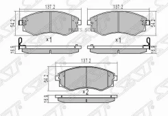 ������� ��������� (�������) Nissan Serena 91-01 / Toyota Hilux Pick Up 04-11 SAT ST-58101-38A70, �������� ST5810138A70 ����