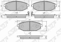 ������� ��������� (�������) Hyundai Elantra 00-03 / Toyota Hilux Pick Up 04-11 SAT ST-58101-M1A00, �������� ST58101M1A00 ����