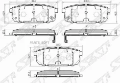 ������� ��������� (�����) Kia Sorento 02-09 SAT ST-58302-3ED01, ������ ST583023ED01 ����
