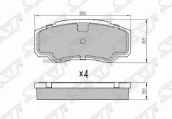 ������� ��������� (�����) Peugeot Boxer 06-14 / Citroen Jumper 94-14 SAT ST-77362274, ������ ST77362274 ����