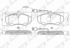 ������� ��������� (�������) Peugeot Boxer 06-14 / Citroen Jumper 94-14 SAT ST-77364862, �������� ST77364862 ����