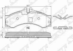 ������� ��������� (�������) Mercedes-Benz Sprinter 95-18 / Sprinter classic RUS 13-18 SAT ST-A0044201520, �������� STA0044201520 ����