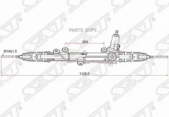 ����� ������� Mercedes-Benz C-Class 00-08 SAT ST-A203 460 1100 STA2034601100 ����