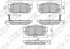 ������� ��������� (�����) Nissan Almera 95-06 / Primera 90-02 SAT ST-AY060-NS021, ������ STAY060NS021 ����