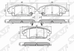 ������� ��������� (�������) Mazda 3 13-19 / Axela 13-19 SAT ST-BHY1-33-28ZA, �������� STBHY13328ZA ����