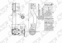������� ���������� Nissan Pathfinder 04-14 / Teana 03-08 (������) SAT ST-D8520-9Y025, ������ STD85209Y025 ����