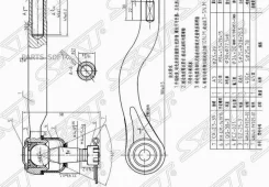 ������� ���������� Nissan Teana 03-08 / Presage 03-09 (�����) SAT ST-D8640-9Y025, ����� STD86409Y025 ����