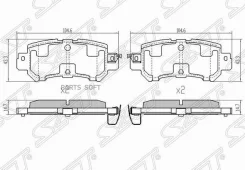 ������� ��������� (�����) Mazda CX-5 11-17 / CX-3 14- SAT ST-K0Y1-26-48Z, ������ STK0Y12648Z ����