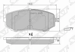 ������� ��������� (�������) Mazda CX-7 06-12 / Mitsubishi L200 15- SAT ST-L2Y6-33-29Z, �������� STL2Y63329Z ����