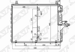 �������� ������������ Mercedes-Benz E-Class 84-95 SAT ST-MD55-394-0 STMD553940 ����