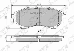 ������� ��������� (�������) Ford Ranger USA 97-11 / Mazda B-Series 98-06 SAT ST-UMY4-33-28Z, �������� STUMY43328Z ����