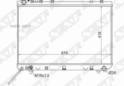 �������� SsangYong Korando 96-06 / Musso 93-05 SAT SY0003 SY0003 ����