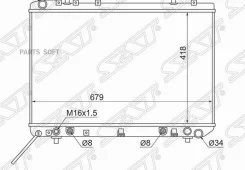 �������� SsangYong Korando 96-06 / Musso 93-05 SAT SY0004 SY0004 ����