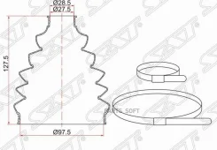 ������� ����� (�����/ �������) Audi A3 03-19 / A4 00-15 SAT TC-018, �������� TC018 ����