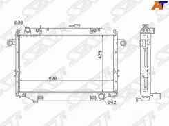 �������� Toyota Land Cruiser (J100) 98-07 / Land Cruiser Cygnus 98-07 SAT TY0009-105 TY0009105 ����