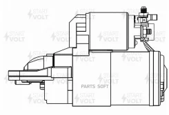 ������� ��� �/� Mazda 6 GH (07-) 1.8i/2.0i 1,2��� Startvolt LST2510 LST2510 ����
