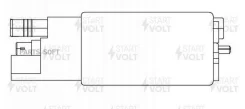 ����� ����������� ��� �/� Chevrolet Lanos (05-)/ZAZ Sens (97-) 1.3/1.5i (SFP 0523) Startvolt SFP0523 SFP0523 ����