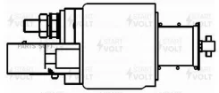 ���� ����������� �������� ��� �/� VAG Polo Sedan (10-) 1.6i �T (��� Valeo) Startvolt VSR1016 VSR1016 ����