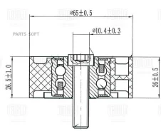 ����� ��� Chevrolet Captiva (06-) 2.0d (����. ) (CM 6483) Trialli CM6483 CM6483 ����