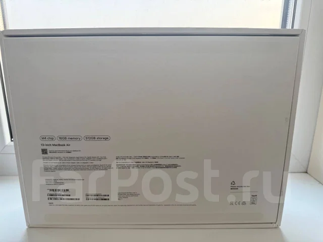Apple MacBook Air 13 2025. 13.6", 4,4����, ��� 16 ��, ���� 512���, WiFi: 1, Bluetooth: 1 ����