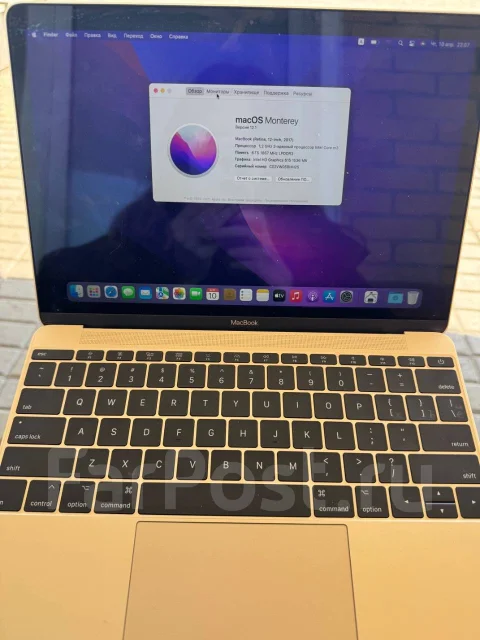 Apple MacBook. ��� 256 �� � ������, WiFi: 1, Bluetooth: 1 ����