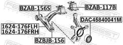 ����� �������� ������ Febest 1624176FRH 1624176FRH ����