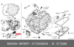 ������ ���� Nissan/Infiniti 3172628X0A 3172628X0A ����