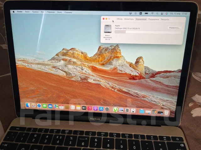 Apple MacBook 12 2016 Early. 12", 1,1����, ��� 8 ��, ���� 256���, WiFi: 1, Bluetooth: 1, ����������� �� 6��. ����