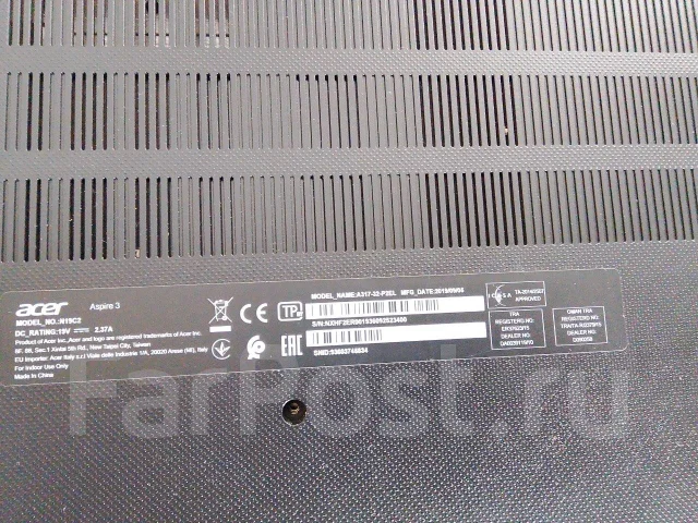 Acer Aspire 3 A317-32. 17.3", 1,1����, ��� 8 ��, ���� 1 000���, WiFi: 1, Bluetooth: 1, ����������� �� 3��. ����