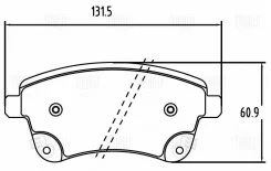 ������� ��������� �������� ��� ����������� Kia Venga (10-) | ����� | Trialli PF2385 PF2385 ����