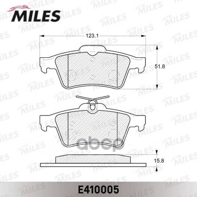    ( ) ( Low-Metallic) Ford Focus Ii/Iii/Mazda 3/Opel Vectra C/ Volvo S40 (Trw Gdb1621) E410005 Miles . E41000...