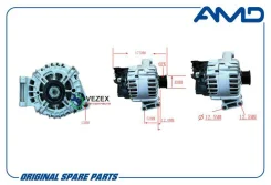 ��������� FORD (Focus III) (120�) (2011-) AMD Amdel578 AMDEL578 ����