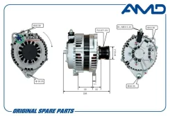 ��������� (POLY-VF6) Nissan (X-Trail II T31) (2,0) (2,5) (2007-2015) (X-Trail T30) (2,0) (2,5) (2001-) AMD Amdel569 AMDEL569 ����