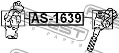 ���������� �� 16x39 | ����/��� | Febest AS1639 ����
